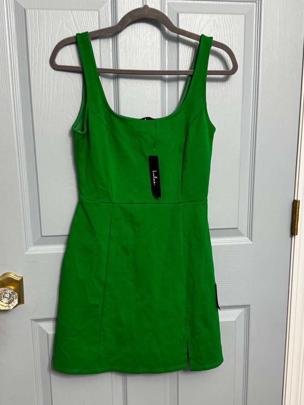 Lulus Always Admired Green Sleeveless Mini Dress NWT Size Small